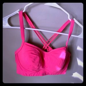 VSX Sport neon pink sports bra